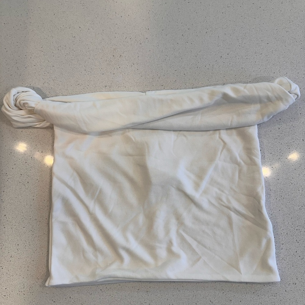 Cotton On White Crop Top